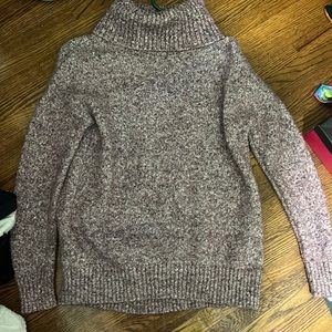Pink/purple turtle neck sweater. Size: Small
